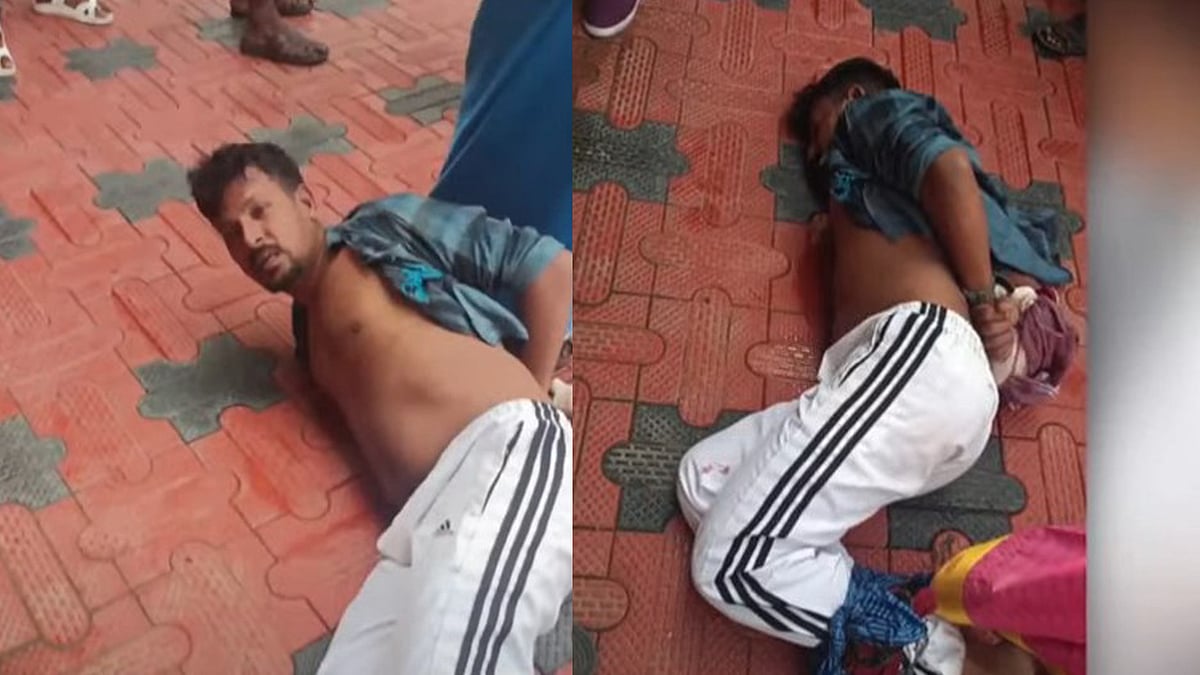 നഗ്ന വീഡിയോ ചിത്രീകരിച്ച് ഷെയര്‍ ചെയ്തു; വ്‌ലോഗറെ നടുറോഡില്‍ കെട്ടിയിട്ട് തല്ലി സ്ത്രീകള്‍